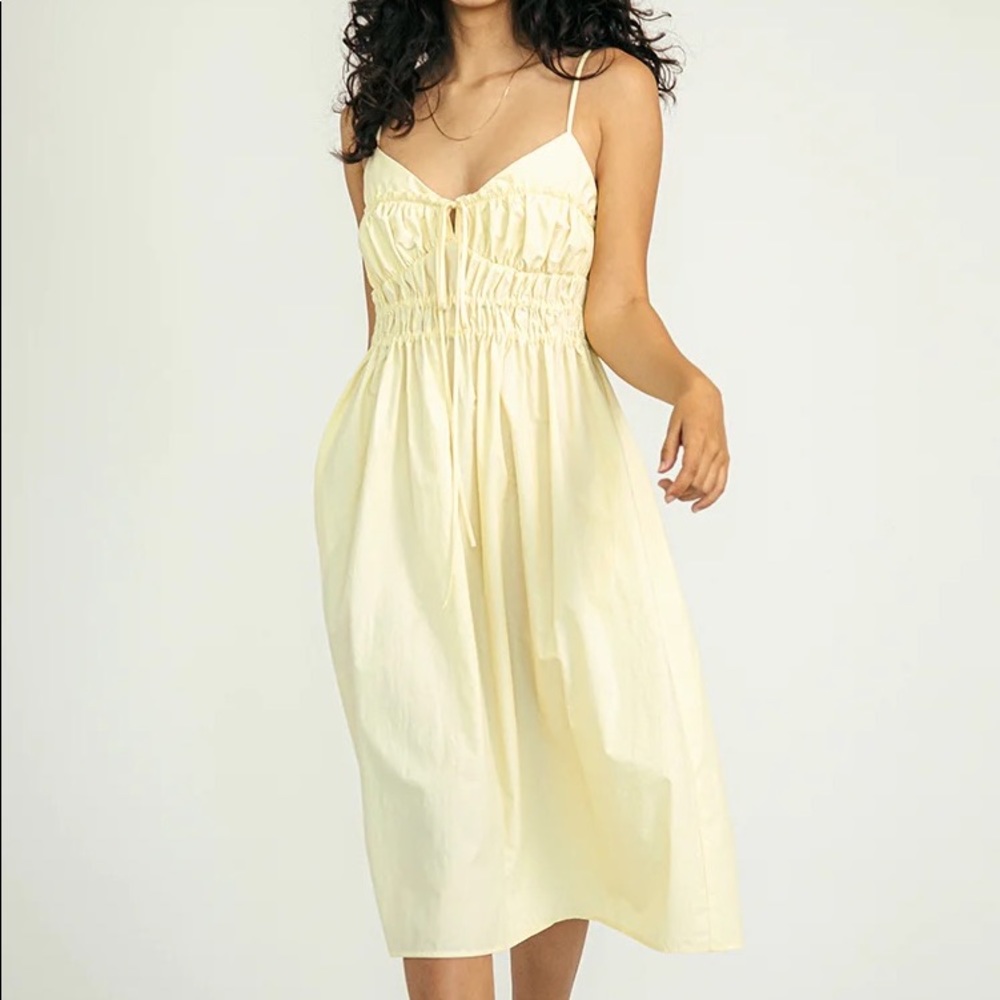 NEW Ciao Lucia Contessa Dress in Lemon, Small